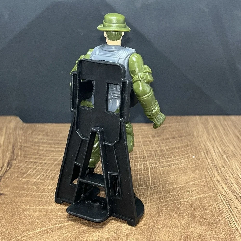 VTG Chap Mei Military‎ Soldier Action Figure With Stand 3.75